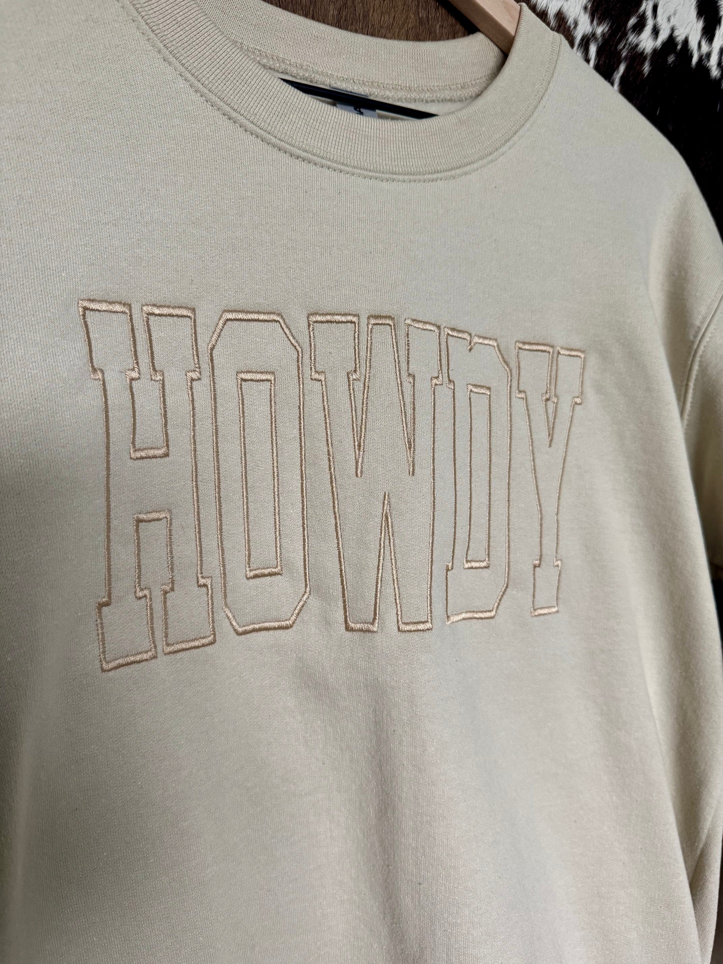 Howdy Embroidered